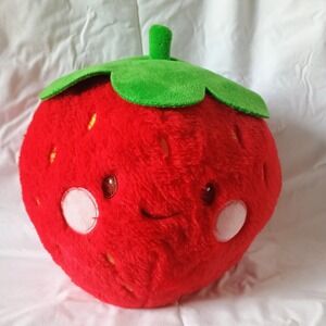 Weighted Snug Bud By Pink Sky Plush ~ Strawberry  12"